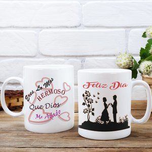Personalized Mug W/ Free Gift Box, Gift For Wedding, Thanksgiving, 11oz